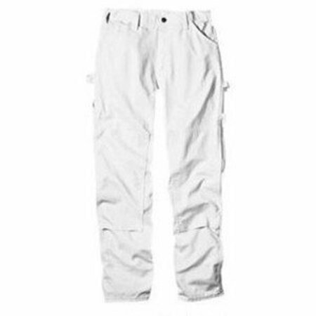 DICKIES 36W x 36L White Double Knee Painters Pants 2053WH